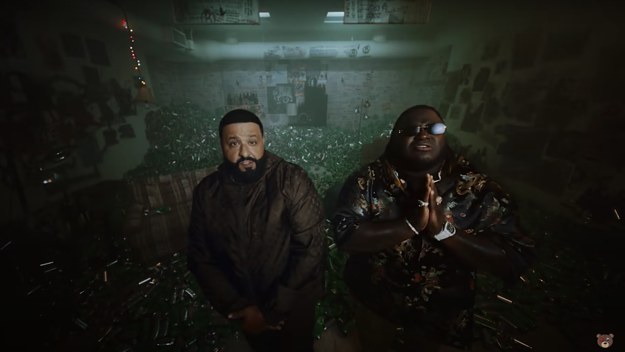 Screenshot from DJ Khaled and Sech video