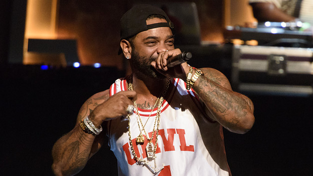 Jim Jones performing at a show in New York