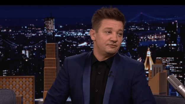 Jeremy Renner sits down with Jimmy Fallon to talk about new Disney + show 'Hawkeye'