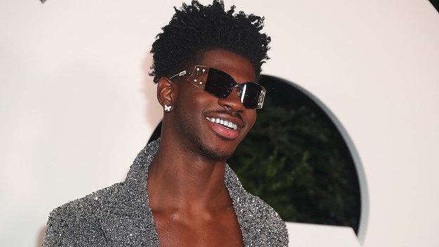 Lil Nas X on red carpet for GQ event