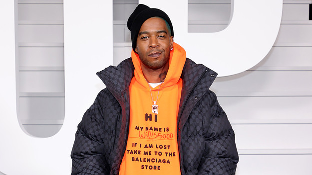 Kid Cudi attends the premiere event for his new movie.