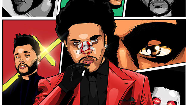 The Weeknd illustration by Canada's AKARTS