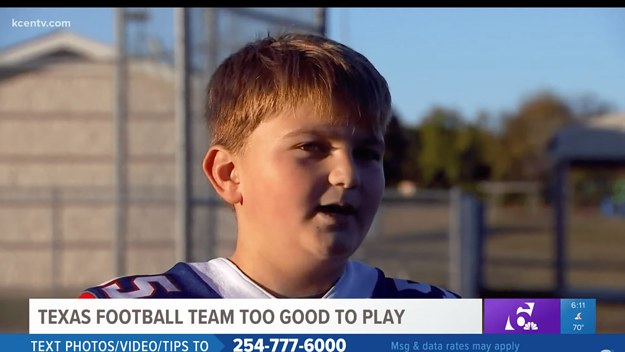 A Texas youth football team was kicked out the playoffs for being 'too good.'