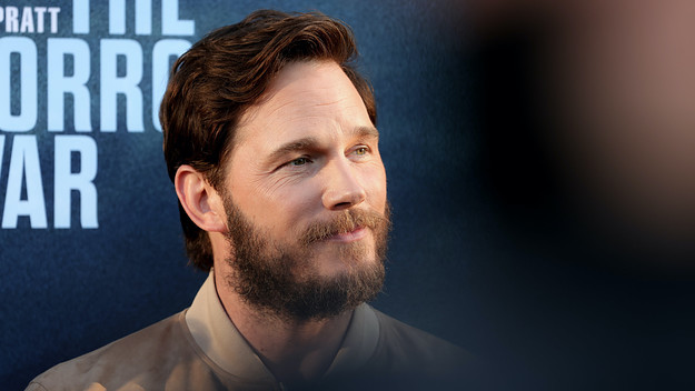 Chris Pratt attends the premiere of Amazon's "The Tomorrow War"