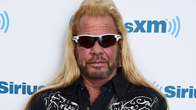 Dog the Bounty Hunter poses for a photo