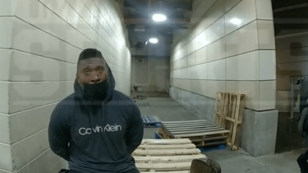 Zac Stacy speaks to police following arrest
