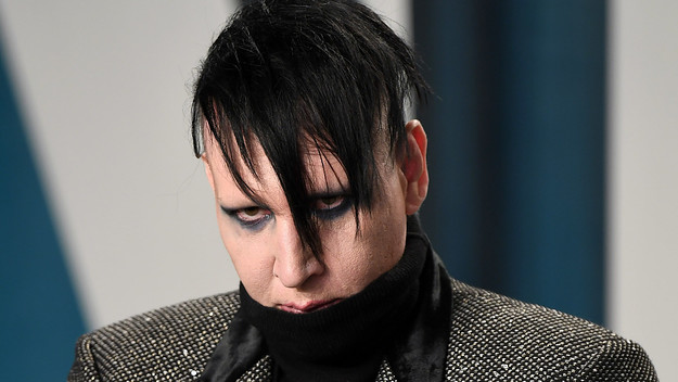 Marilyn Manson on a red carpet