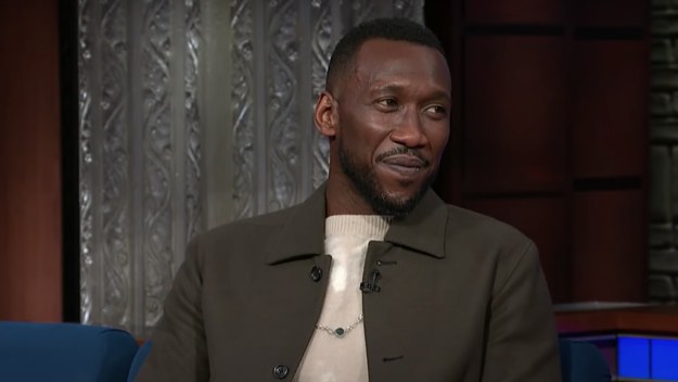 Mahershala Ali speaks with Stephen Colbert.