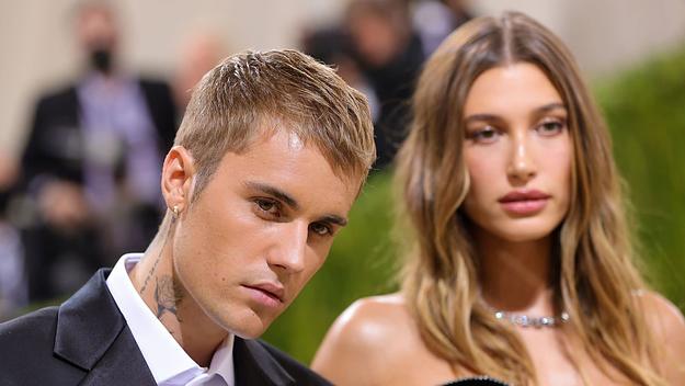 Justin Bieber and Hailey Bieber attend The 2021 Met Gala