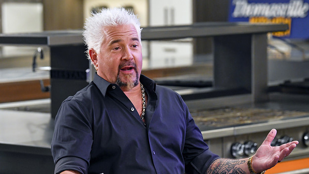 Guy Fieri on TV Show in California circa 2021