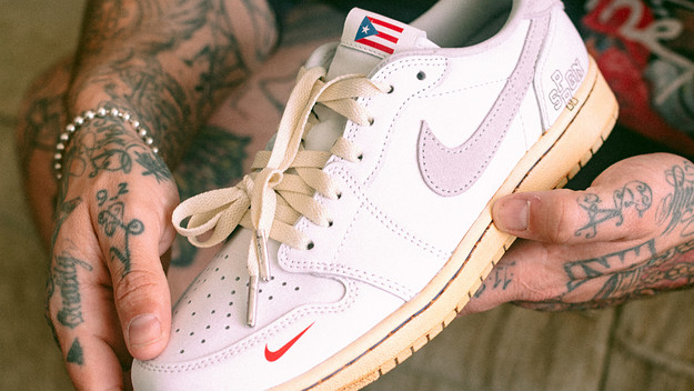 Puerto Rico Air Jordan 1 Low Customs for Rauw Alejandro