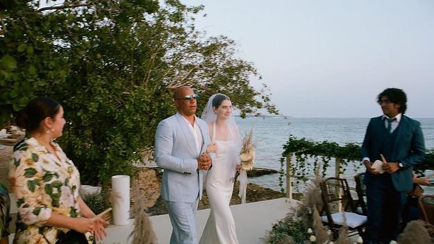 Vin Diesel with Paul Walker's Daughter, Meadow Walker