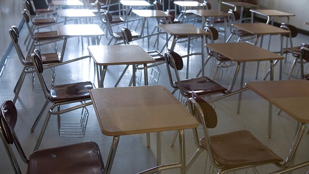 Empty classroom