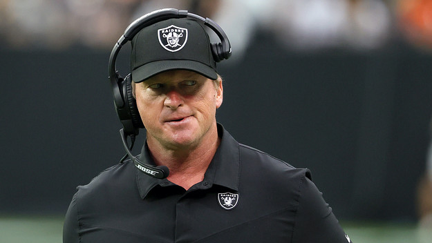 Jon Gruden Raiders head coach.