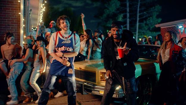 Jack Harlow "Luv Is Dro" music video.