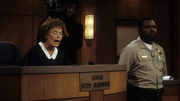 Judge Judy and Baliff Petri Hawkins