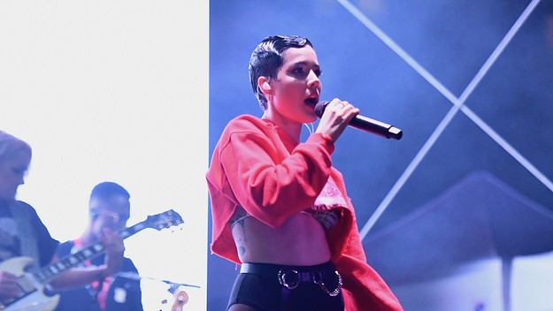 Halsey performs at Night Two of BUDX Miami by Budweiser