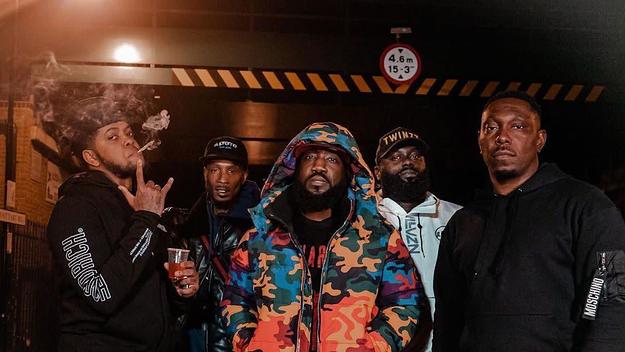 P Money, Chip, D Double, Dizzee Rascal, Silencer (credit: @capturedbywillz)