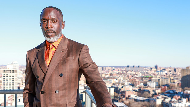 Michael K. Williams poses for the 2021 Critics Choice Awards