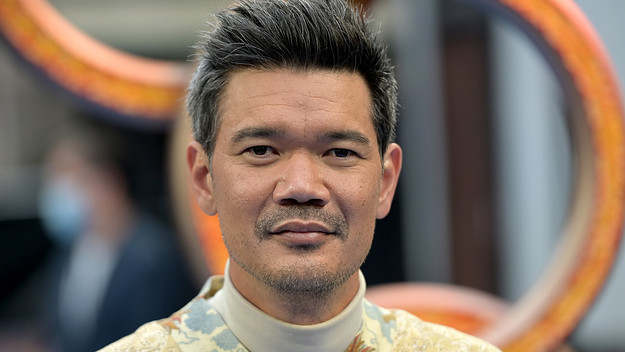 Destin Daniel Cretton attends the London 'Shang-Chi' premiere screening