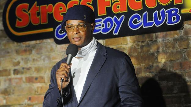 Damon Wayans performs at The Stress Factory Comedy Club