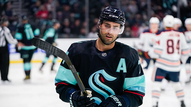 Jordan Eberle, assistant captain of NHL expansion team the Seattle Kraken
