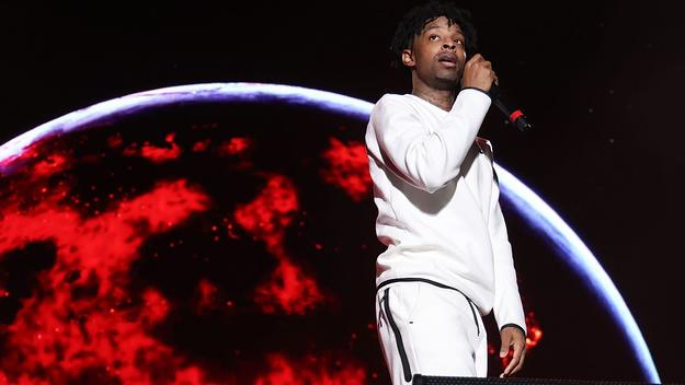 21 Savage at Governors Ball in 2021