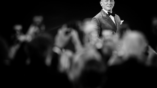 Daniel Craig attends the No Time To Die World Premiere at the Royal Albert Hall