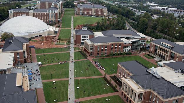 Liberty University's campus in 2018