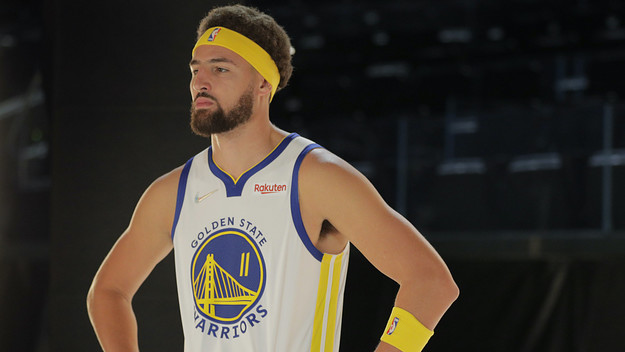 Klay Thompson talks NBA 75th Anniversary Team.