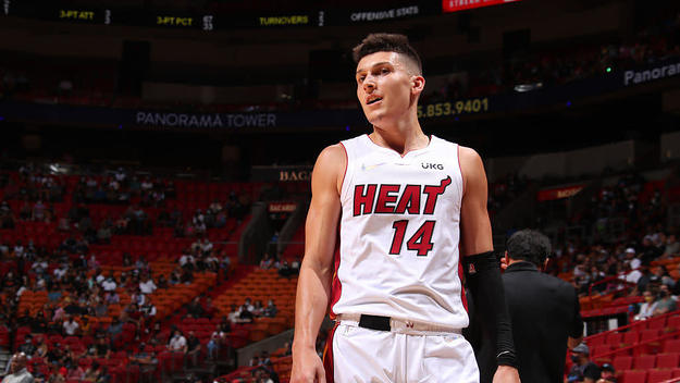 Tyler Herro Heat Hawks Preseason 2021