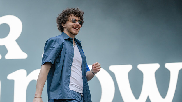 Jack Harlow performing at Lollapalooza 2021