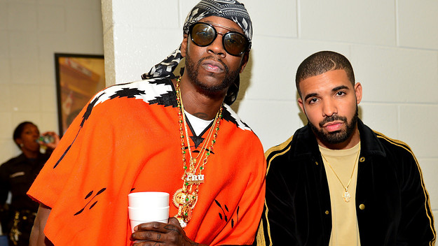 Drake and 2 Chainz in 2015