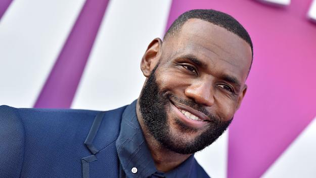lebron james at space jam premiere