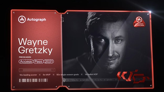 Wayne Gretzky's first NFT