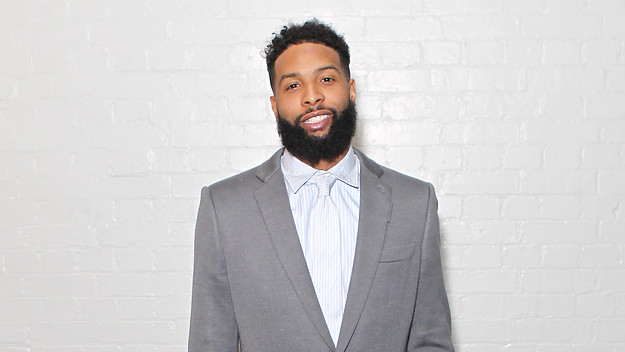 Odell Beckham Jr. attends the Burberry Autumn/Winter 2020 show.