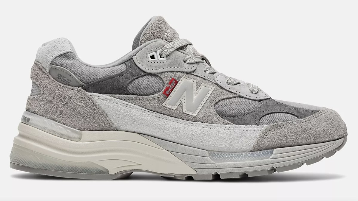 Levi's x New Balance 992 'Grey Denim' Lateral