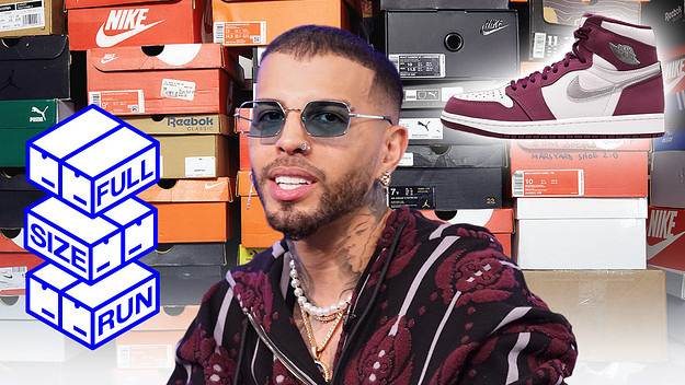 Rauw Alejandro Explains How Hard It Was to Get Air Jordans in Puerto Rico | Full Size Run