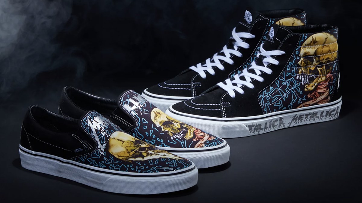 Metallica x Vans Sk8-Hi and Slip-On