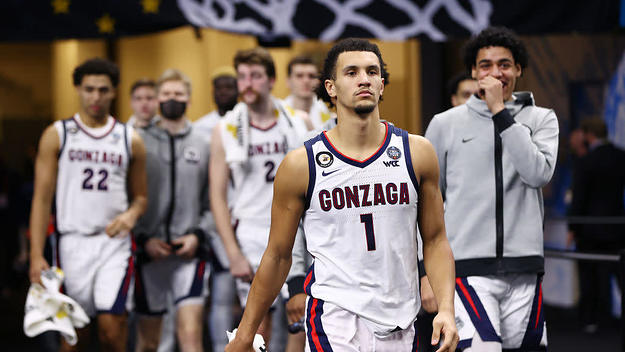 Jalen Suggs Gonzaga Baylor Halftime 2021
