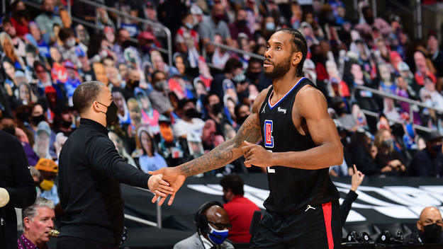 Kawhi Leonard Ty Lue NBA Playoffs 2021