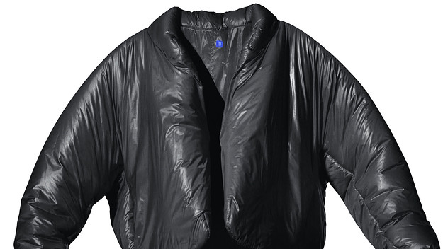 Yeezy Gap Black Puffy Jacket
