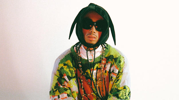 Toronto rapper Killy wearing bunny ears
