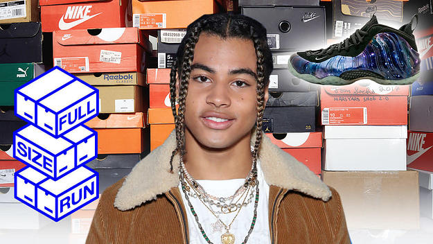 24kGoldn Has Receipts to Prove He's Collected Sneaker Grails Since 13 | Full Size Run