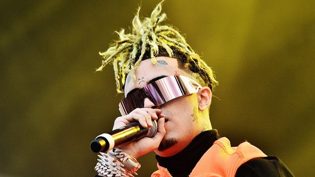 Lil Pump performs during the 2019 Rolling Loud music festival