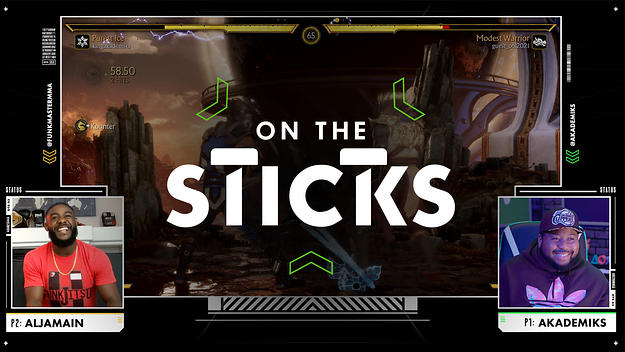 Yard Flex: DJ Akademiks Battles Aljamain Sterling in Mortal Kombat X