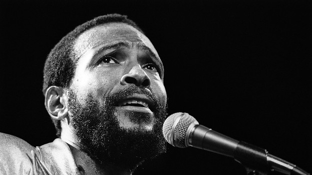 Marvin Gaye performs on stage at De Doelen, Rotterdam, Netherlands, 1st July 1980.
