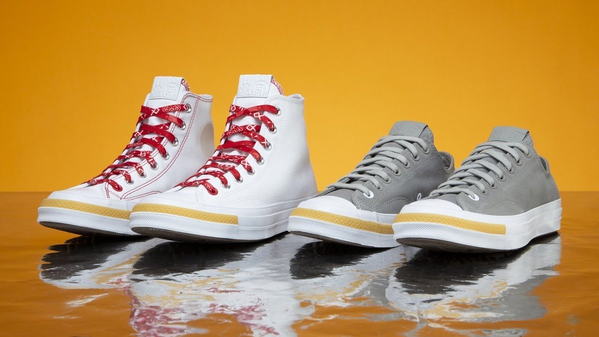 Clot x Converse Chuck 70 Ox 'Paloma' and Hi 'White' Pair