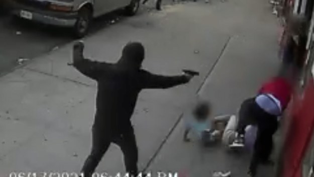 man shot