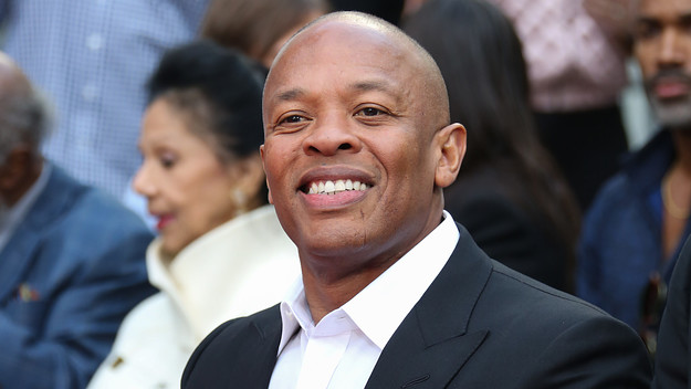 Dr. Dre attends the Quincy Jones Hand and Footprint ceremony
